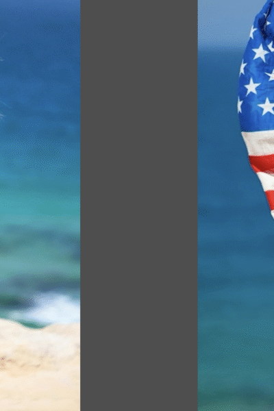 Two Girls1 w flag